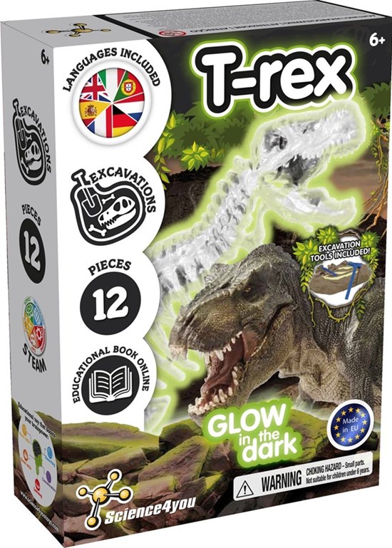 Science4you Excavation T-Rex Glow in the Dark 6+ 