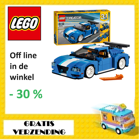 31070 creator TURBO BAANRACER blauw 9+