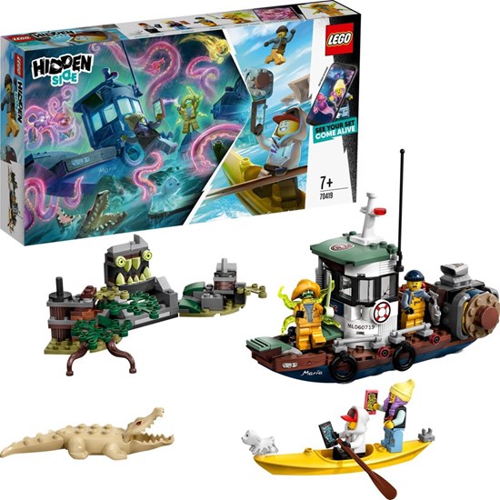 70419 Lego Hidden Side Schipbreuk met Garnalenboot 7+  