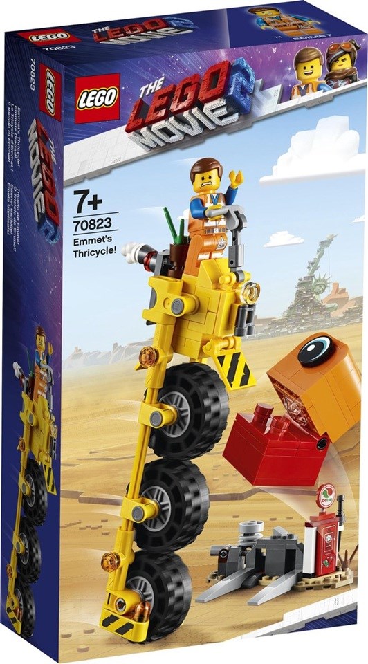 70823 lego movie Emmet's Driewieler  7+  