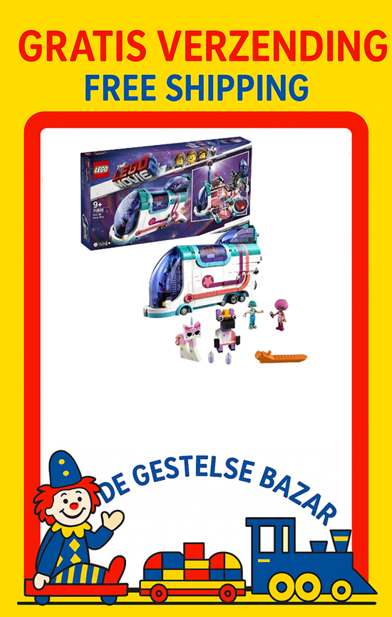 70828 lego movie ROCKET POP-UP PARTY BUS  9+