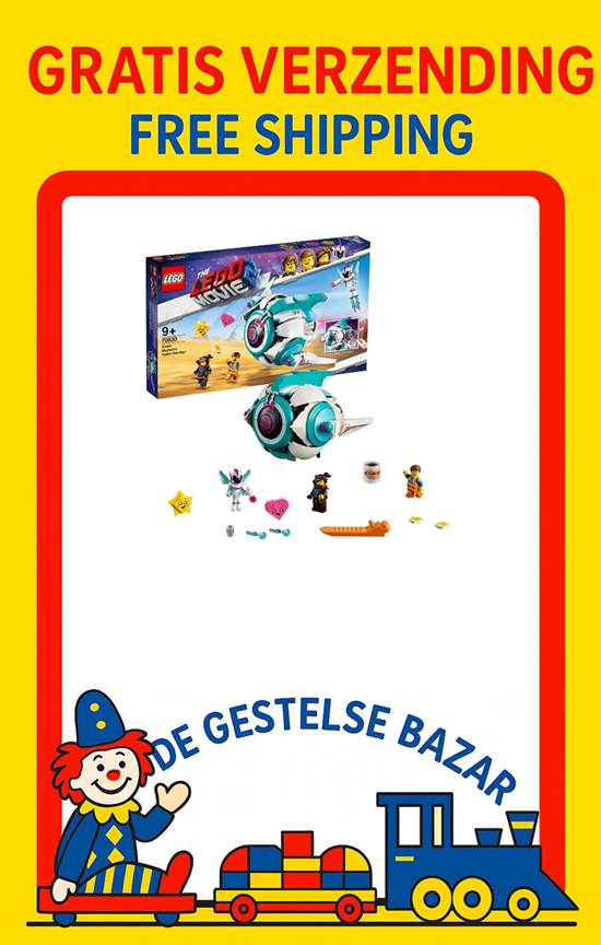 70830 lego movie SWEET MAYHEN's SYSTAR STARSHIP 9+