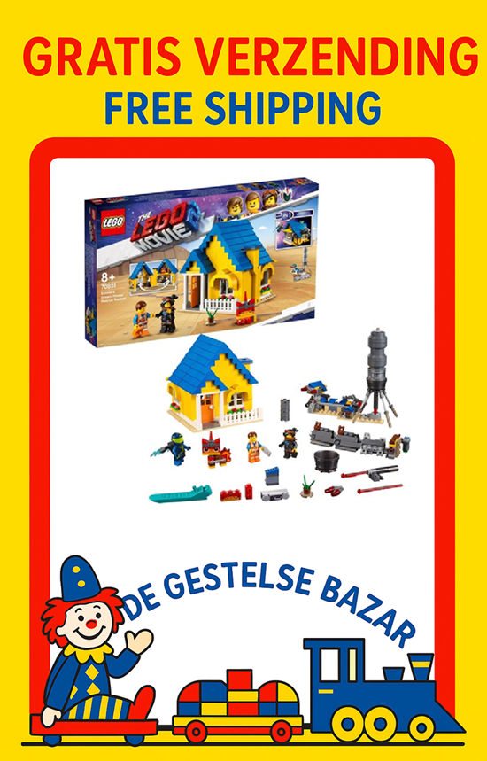 70831 LEGO The Movie 2 Emmets Droomhuis/Reddingsraket!  8+  