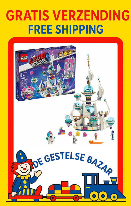 70838 Lego Movie QUEEN WATEVRA's SO-NOT-EVIL SPACE PALACE 9+