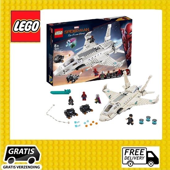 76130 Lego Marvel Iron Man Tony Stark Jet Avengers Spiderman 8+ 