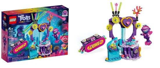 41250 lego TROLLS WORLD TOUR DANSFEESTJE op het TECHNO-RIFF 5+ 