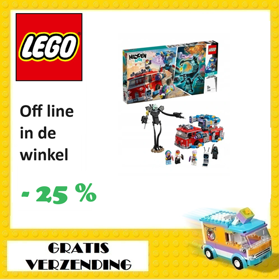 70436 lego hidden side SPOOK BRANDWEERAUTO 2000 7+ 