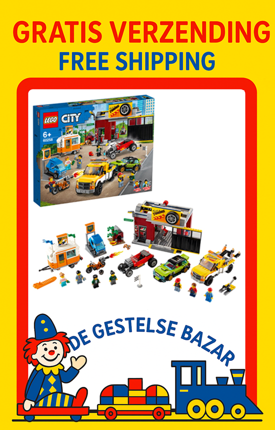 60258 lego city TUNING WORKSHOP 6+