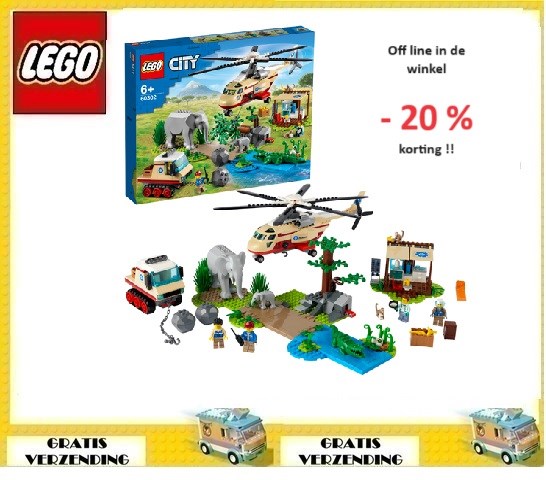 60302 Lego City Operatie Wildlife Rescue 6+ 