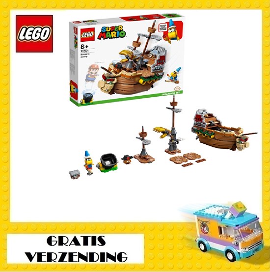 71391 lego Super Mario Bowsers Luchtschip Uitbreidingsset 8+ 