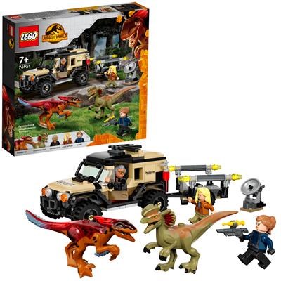 76951 lego Jurassic World Pyroraptor & Dilophosaurus Transport 7+ 