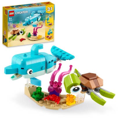 31128 lego creator Dolfijn en Schildpad 3in1 6+