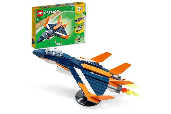 31126 lego creator Super Sonic Jet 3in1 7+
