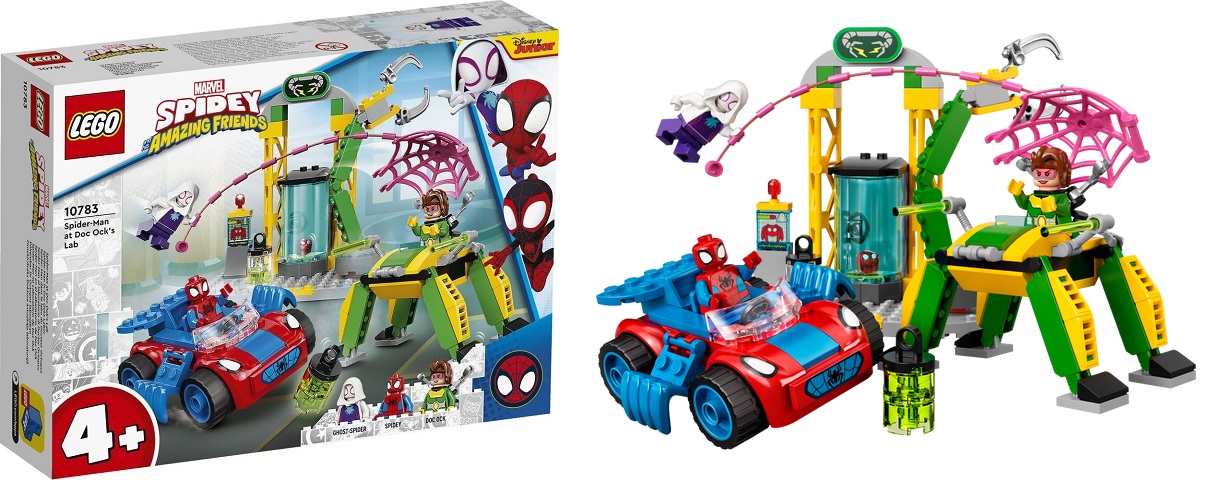10783 lego Spidey Spiderman at Doc Ock's Lab 4+