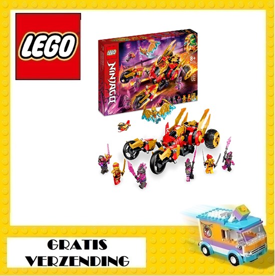 71773  lego Ninjago Kai's Golden Dragon Raider 8+