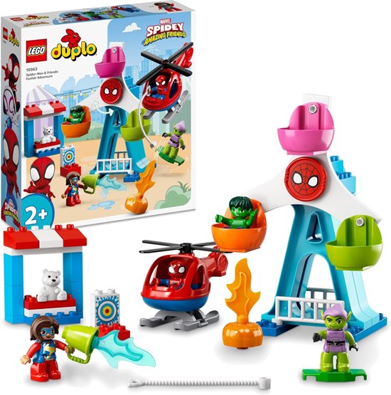 10963 lego Duplo Spiderman & Vrienden Kermis Avontuur 2+ 