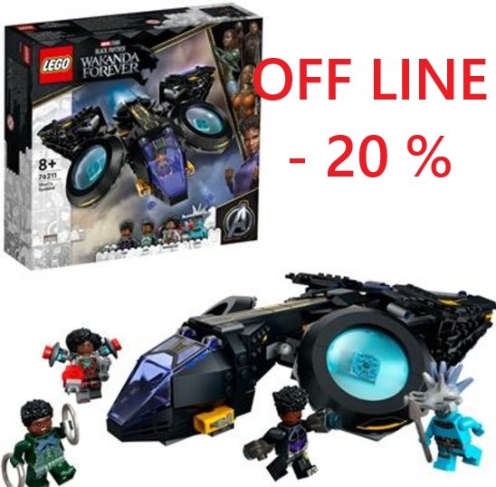 76211 lego Marvel Super Heroes Shuri's Sunbird 8+ 