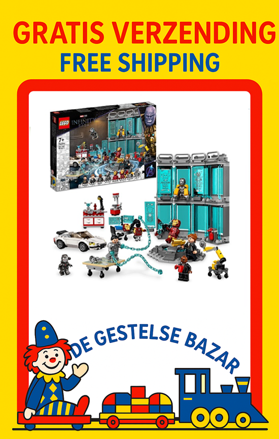 76216 lego Marvel Super Heroes Iron Man Wapenkamer 7+ 