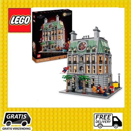 76218 Lego Marvel Sanctum Sanctorum Collectible met Iron Man en Doctor Strange Minifiguren 18+ 