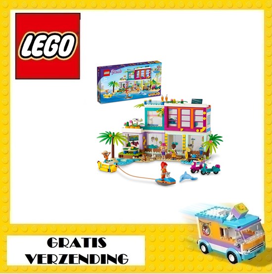 41709 lego Friends Vakantie Strandhuis 686dlg 7+ 
