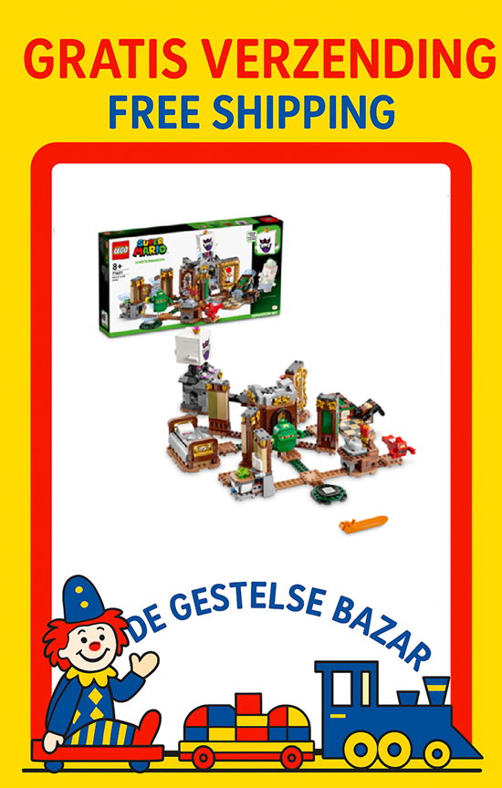 71401 Super Mario Uitbreidingsset: Verstoppertje in Luigi’s M 8+ 