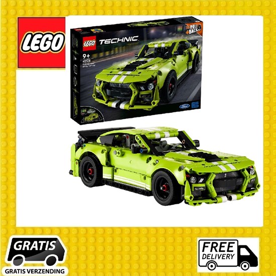 42138 lego Technic Ford Mustang Shelby GT 500 groen 9+