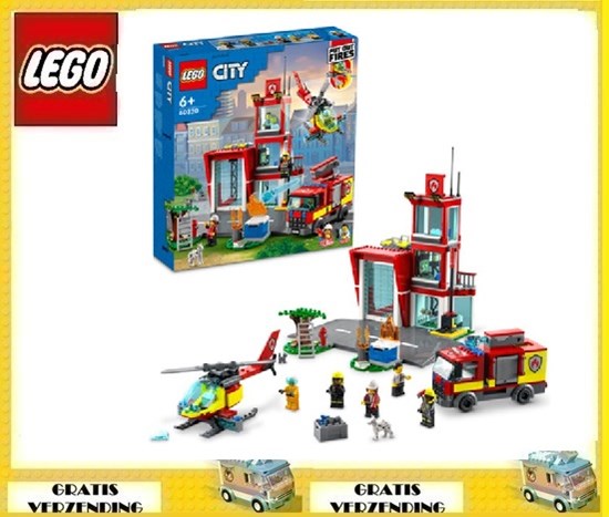 60320 lego City Brandweerkazerne 6+