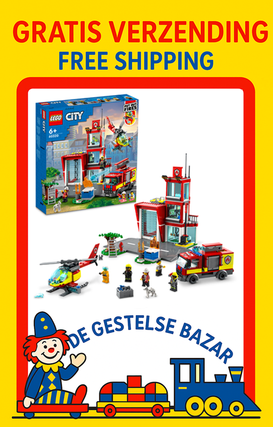 60320 lego City Brandweerkazerne 6+