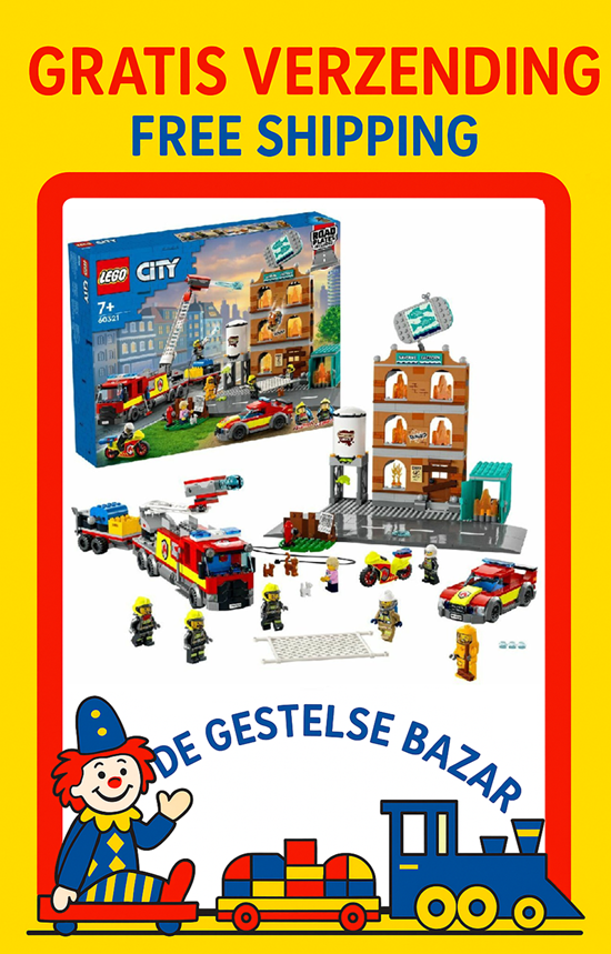 60321 lego City Grote Brandweer Team set 7+