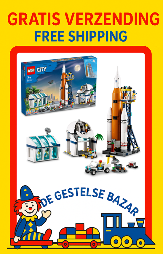 60351 lego City Grote Raket Lanceer Basis 7+ 