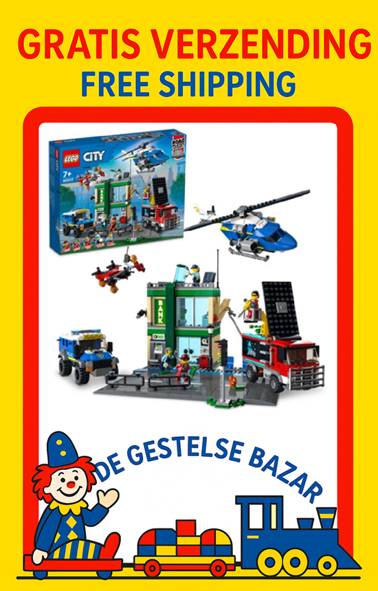 60317  lego City Politieachtervolging bij de Bank 7+