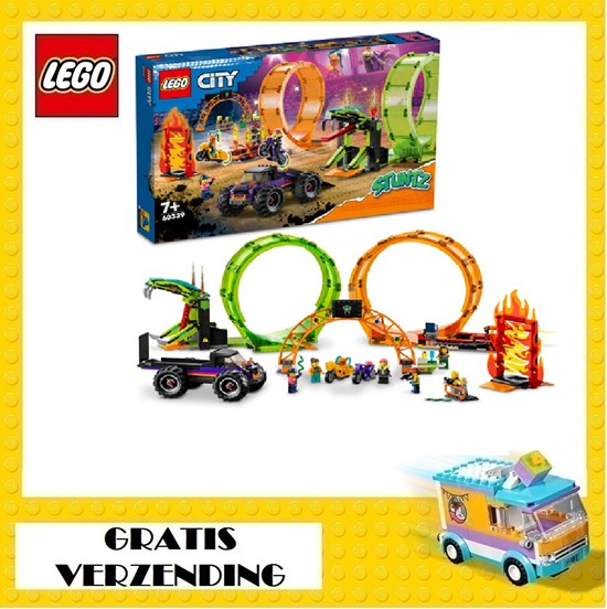 60339 lego City Stuntz Stuntshow Dubbelle Loopingbaan 7+ 