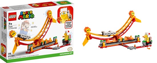 71416 lego Super Mario Bross Uitbreidingsset: Rit Over Lavagolven 7+