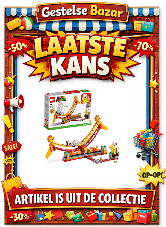71416 lego Super Mario Bross Uitbreidingsset: Rit Over Lavagolven 7+