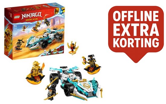 71791 lego ninjago Zane's Drakenkracht Spinjitzu Racewagen 7+