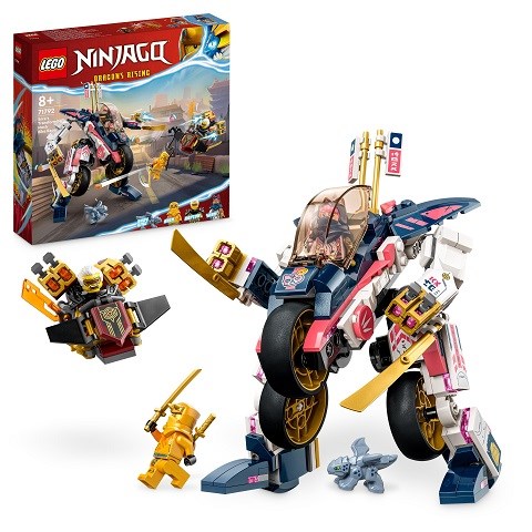 71792 lego ninjago Sora's Transformende Mecharacemotor 8+