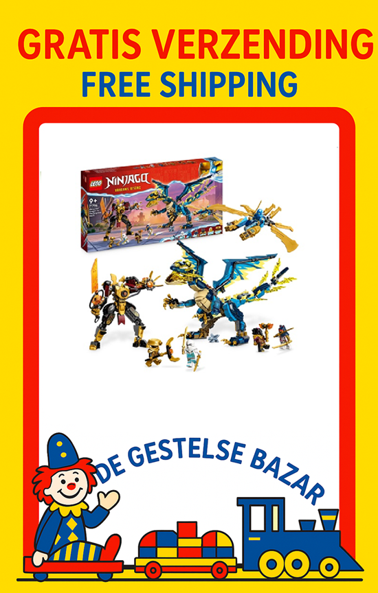 71796 lego Ninjago Elementdraak vs. de Mecha van de Keizerin 9+