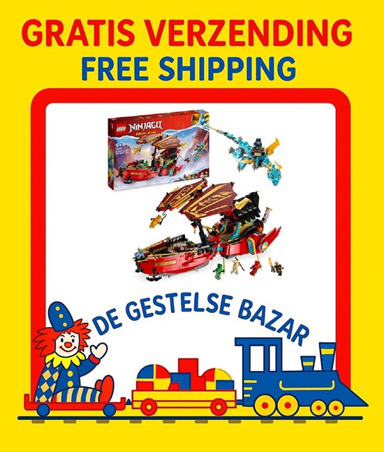 71797 lego Ninjago Destiny's Bountyrace Tegen de Klok 9+ 