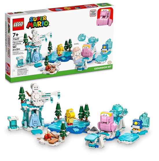 71417 lego Super Mario Bross Uitbreidingsset : Fliprus' Sneeuwavontuur 7+ 