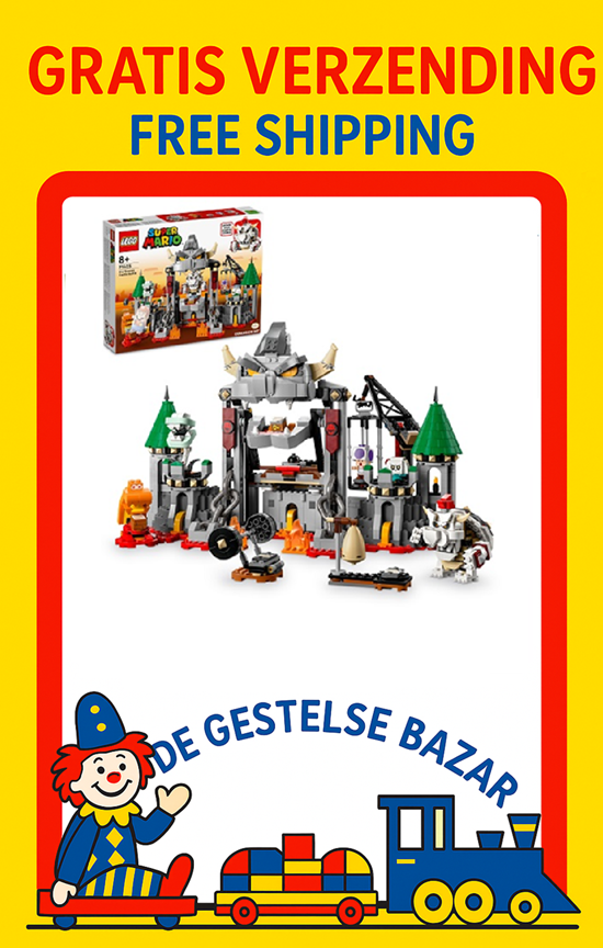 71423 lego Super Mario Uitbreidingsset: Gevecht op Dry Bowsers Kasteel 8+ 