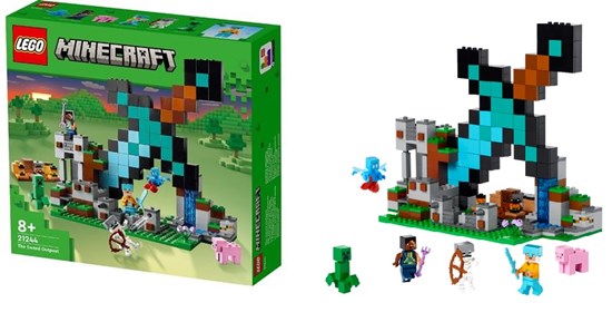 21244 lego Minecraft de Zwaard Buitenpost 8+ 