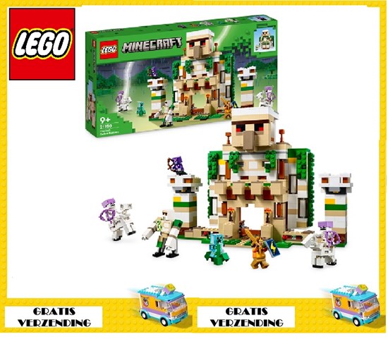 21250 lego Minecraft het IJzerengolemfort 9+
