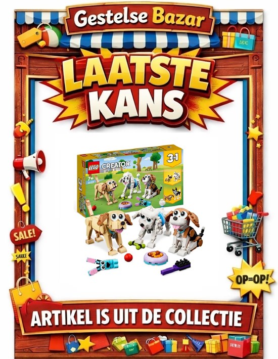 31137 lego Creator 3in1 Schattige Honden 7+