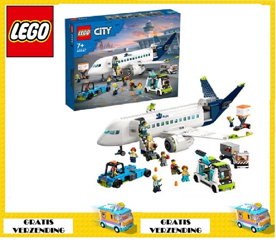 60367  lego City Passagiersvliegtuig 7+