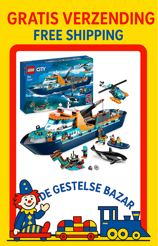 60368 lego City Poolonderzoeksschip 7+