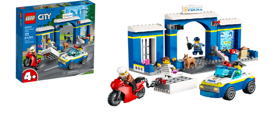 60370 lego City Ontsnapping uit het Politiebureau 4+
