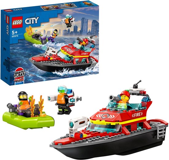 60373 lego City Reddingsboot Brand 5+  