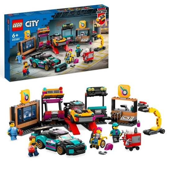 60389 lego City Garage voor Aanpasbare Auto's 6+