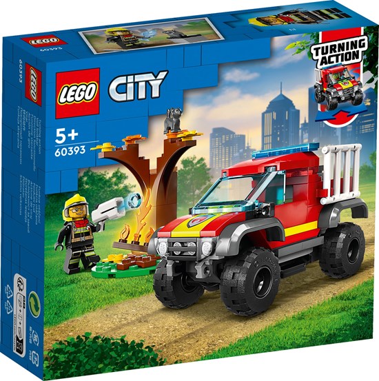 60393 lego City 4x4 Brandweer Redding Pick-Up Truck 5+