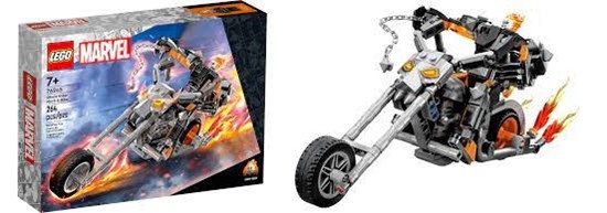 76245 lego Super Heroes Ghost Rider met Mech & Bike 7+
